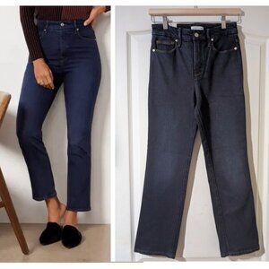 NEW Good American | Good Curve Straight In Indigo537 (0/25)